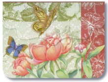 ΜΠΛΟΚΑΚΙ ΜΕ ΜΑΓΝΗΤΗ: Filled purse_pad_butterfly