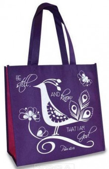ΤΣΑΝΤΑ ΟΙΚΟΛΟΓΙΚΗ ΚΑΜΒΑΣ: Be Still tote_bag_be_still_and_know