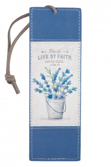 ΣΕΛΙΔΟΔΕΙΚΤΗΣ ΔΕΡΜΑΤΙΝΟΣ: Live By Faith leather_bookmark_live_by_faith
