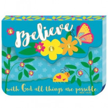 ΜΠΛΟΚΑΚΙ ΜΕ ΜΑΓΝΗΤΗ: Believe purse_pad_believe