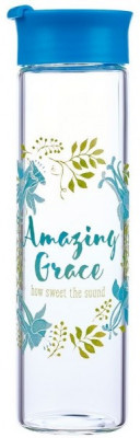ΠΑΓΟΥΡΙ ΓΥΑΛΙΝΟ: Amazing Grace glass_water_bottle_amazing_grace