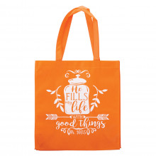 ΤΣΑΝΤΑ ΟΙΚΟΛΟΓΙΚΗ ΚΑΜΒΑΣ: Good Things tote_bag_he_fills_my_life
