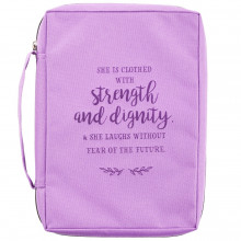 ΘΗΚΗ ΑΓ. ΓΡΑΦΗΣ ΚΑΜΒΑΣ: Strength & Dignity (Medium) bible_cover_strength_and_ dignity