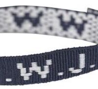 ΒΡΑΧΙΟΛΙ ΥΦΑΣΜΑΤΙΝΟ: W.W.J.D. (Μπλε)