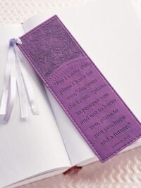 ΣΕΛΙΔΟΔΕΙΚΤΗΣ ΔΕΡΜΑΤΙΝΗ: For I Know The Plans (Μωβ)