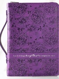 ΘΗΚΗ ΑΓ. ΓΡΑΦΗΣ: Through Christ (Medium, μωβ)