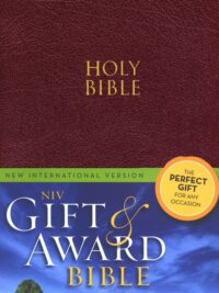 ΑΓ. ΓΡΑΦΗ ΑΓΓΛΙΚΗ NIV: Gift & Award (Μπορντώ)