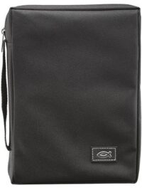 ΘΗΚΗ ΑΓ. ΓΡΑΦΗΣ ΚΑΜΒΑΣ: Ιχθύς (Extra Small, Μαύρη)