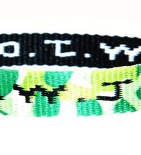 ΒΡΑΧΙΟΛΙ ΥΦΑΣΜΑΤΙΝΟ: W.W.J.D. (Παραλλαγή Πράσινο)