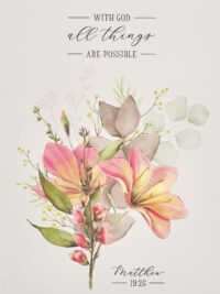 ΜΠΛΟΚΑΚΙ ΣΗΜΕΙΩΣΕΩΝ: All Things Are Possible