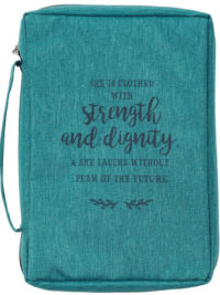 ΘΗΚΗ ΑΓ. ΓΡΑΦΗΣ ΚΑΜΒΑΣ: Strengh & Dignity (Large, Πετρόλ)