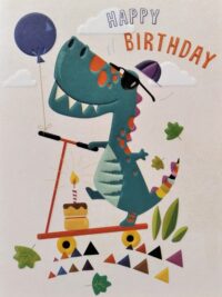 ΚΑΡΤΑ ΓΕΝΕΘΛΙΩΝ: Happy Birthday (Δεινόσαυρος)