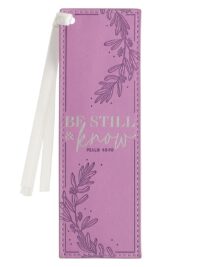 ΣΕΛΙΔΟΔΕΙΚΤΗΣ ΔΕΡΜΑΤΙΝΗ: Be Still (Lilac)