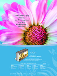 ΚΑΡΤΕΛΑ ΗΜΕΡΟΔΕΙΚΤΗ: Λουλούδι (Νο 21)