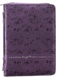 ΘΗΚΗ ΑΓ. ΓΡΑΦΗΣ: Through Christ (Large, Μωβ)