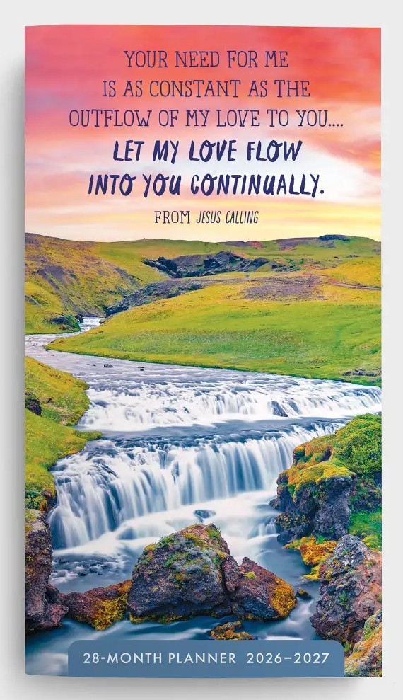 DAILY PLANNER 2026-2027: Let My Love Flow