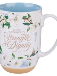 ΚΟΥΠΑ: Strength And Dignity (White, Flowers)