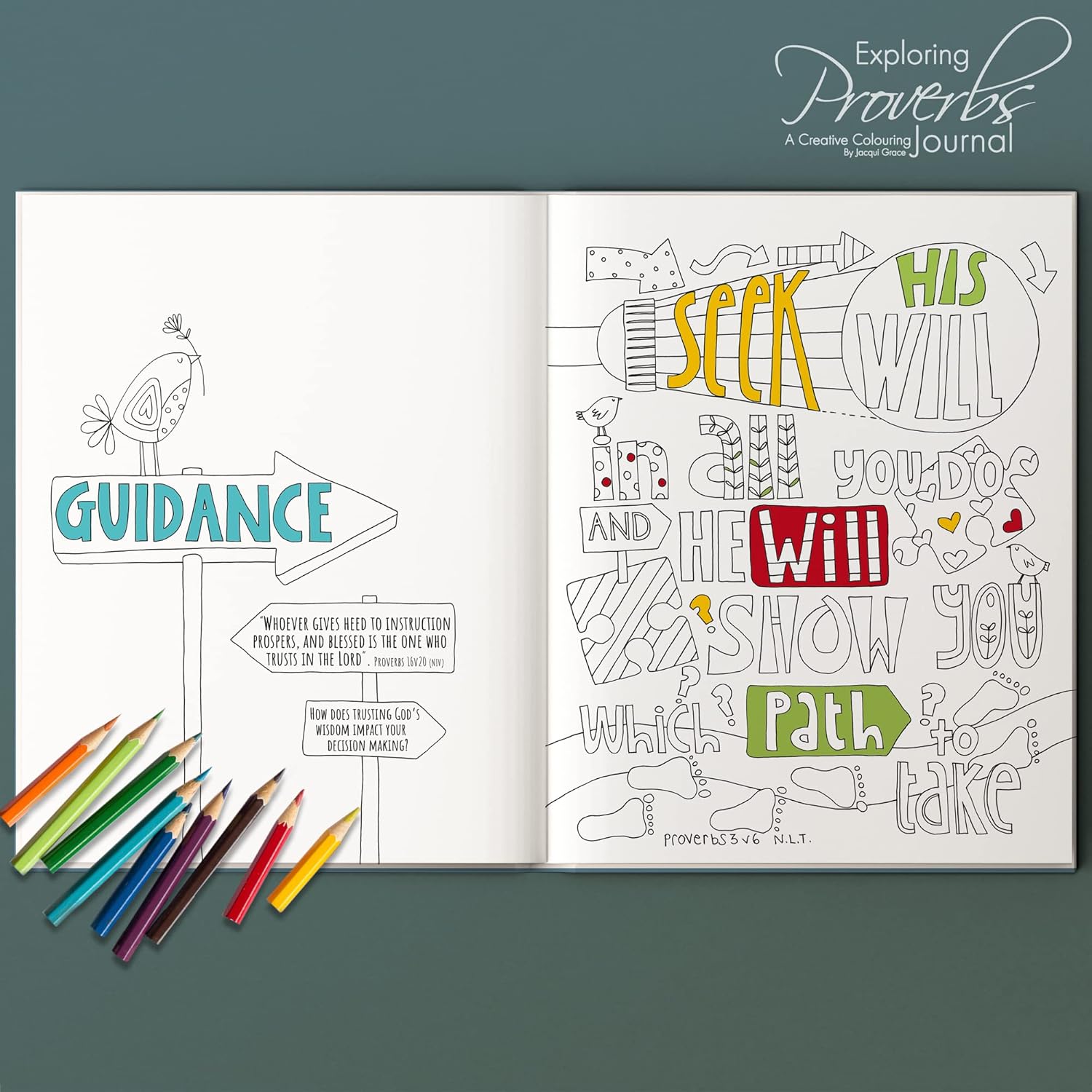 COLORING JOURNAL: Proverbs - Image 5